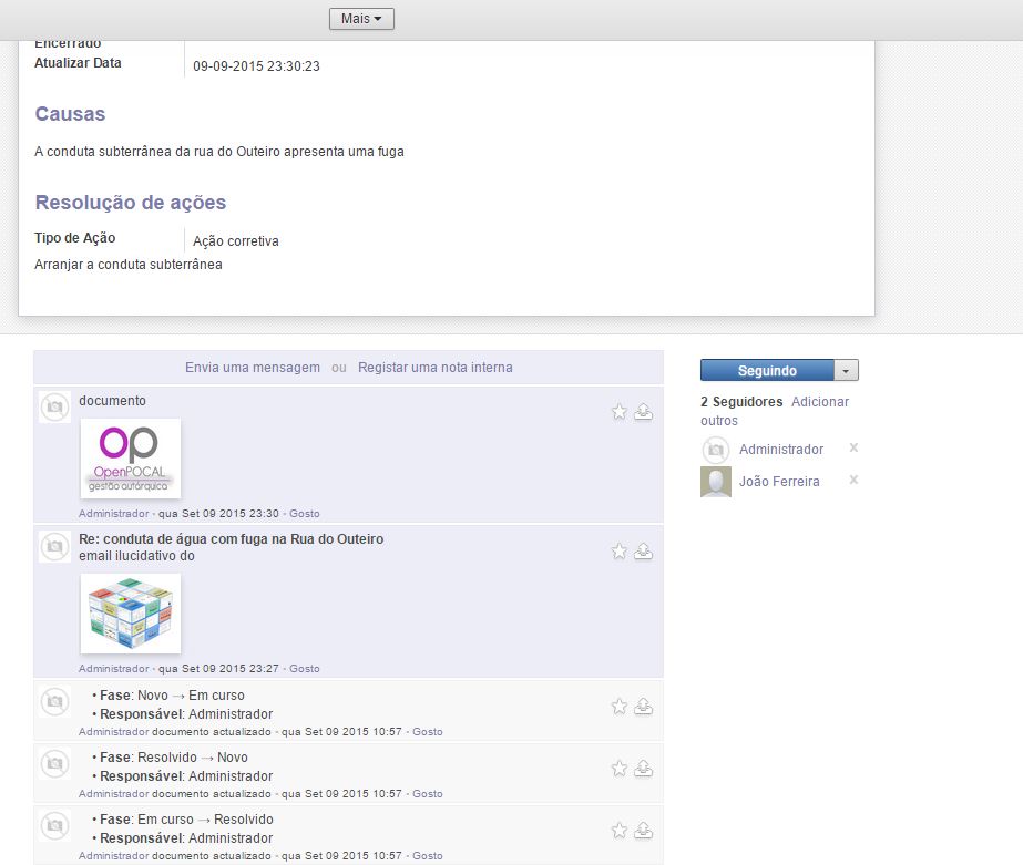 Odoo text and image block